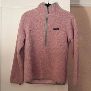 Patagonia Pink Half-Zip Women's Sweater